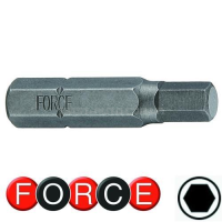 Біта шестигранна 5/16" (8 мм) (HEX) 14 мм, L=30 мм FORCE 1543014 Біта шестигранна 5/16" (8 мм) (HEX) 14 мм, L=30 мм FORCE 1543014