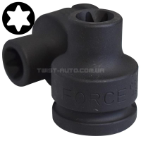 Головка 3/4" Е-профіль (Torx) ударна Е20, L=55 мм FORCE 46620 Головка 3/4" Е-профіль (Torx) ударна Е20, L=55 мм FORCE 46620