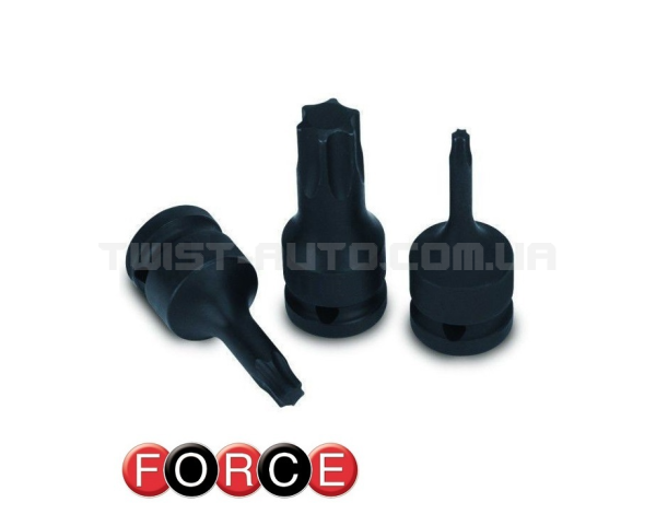 Набор головок-бит 1/2" Torx ударных 10 пр. (T20-T70) FORCE 41013