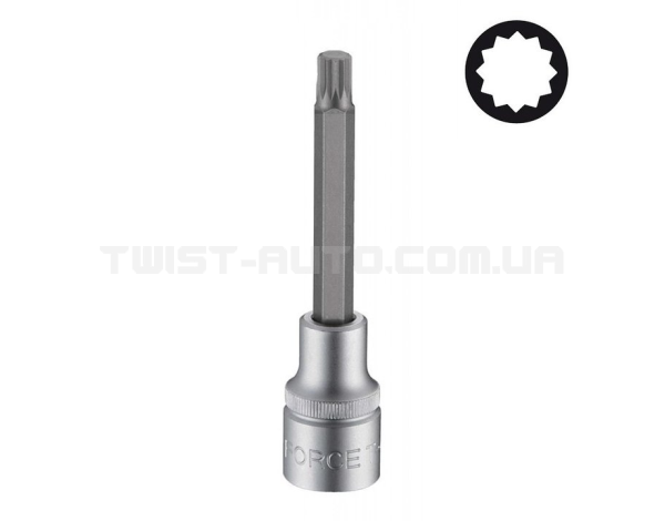 Головка-біта 1/2" Spline М7, L=100 мм FORCE 34810007