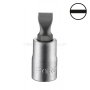 Головка-біта 1/4" шліцева (SL) 6 мм, L=32 мм FORCE 3233206 Головка-біта 1/4" шліцева (SL) 6 мм, L=32 мм FORCE 3233206