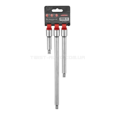 Набір подовжувачів 3/8" 3 ін. (75 мм, 150 мм, 250 мм) FORCE 3039