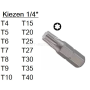 Біта 1/4" Torx Т8 L=25 мм FORCE 1262508 Біта 1/4" Torx Т8 L=25 мм FORCE 1262508