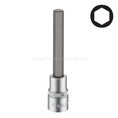 Головка-біта 1/2" шестигранна (HEX) 14 мм, L=140 мм FORCE 34414014