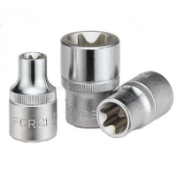Головка 1/2" Е-профіль (Torx) E10, L=38 мм FORCE 54610 Головка 1/2" Е-профіль (Torx) E10, L=38 мм FORCE 54610