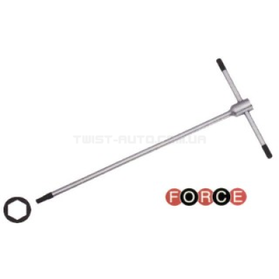 Ключ 6-гранний (HEX) Т-обр. 2.5 мм L=62/125 мм FORCE 764025T