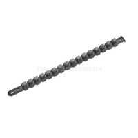 1/2" Дін-рейка пластикова 16 затискачів L=432 мм FORCE 819416A 1/2" Дін-рейка пластикова 16 затискачів L=432 мм FORCE 819416A