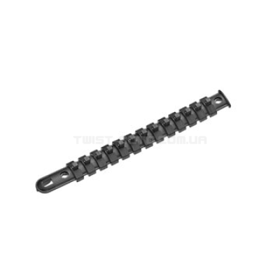 1/4" Дин-рейка пластиковая 13 зажимов L=255 мм FORCE 819213A