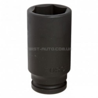 Головка 3/4" шестигранна ударна, глибока 64 мм, L=100 мм FORCE 46510064 Головка 3/4" шестигранна ударна, глибока 64 мм, L=100 мм FORCE 46510064