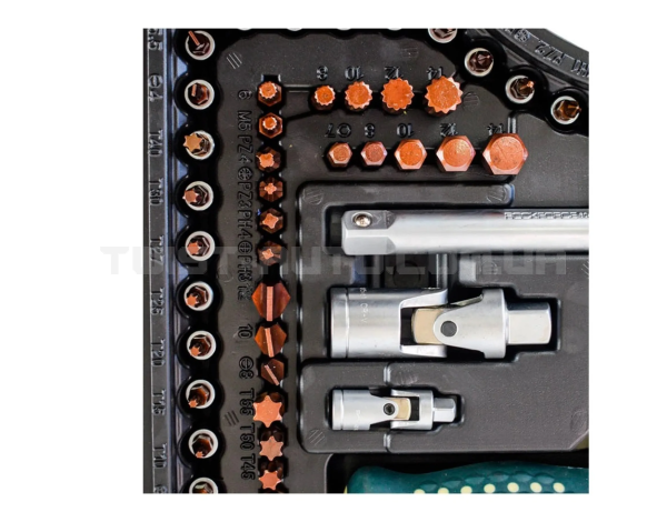 Набор инструментов 108+6пр. 1/4'',1/2''(12гр.) RockForce RF-41082-9 Premium