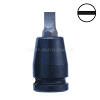 Головка-бита 1/2"  шлицевая (SL) ударная 16 мм, L=55 мм  FORCE 2435516