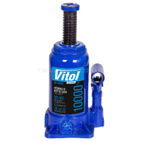 Домкрат гідравлічний телескоп 10т min 185мм - max 350мм VITOL DB-10002H/JX105S