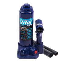 Домкрат гідравлічний телескоп 2т в кейсі min 181мм - max 345 мм VITOL DB-02006K/T90204S