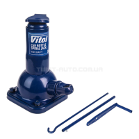 Домкрат механический телескоп 2т, высота подъема 194-405 мм  VITOL  DM-4502T/ST-108А