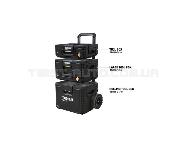 Набор ящиков для инструмента TOUGHBUILT StackTech TB-B1S3-B-70R