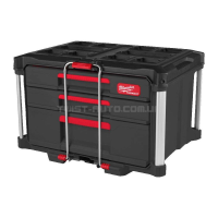 Ящик для інструментів з 2+1 висувними відсіками MILWAUKEE PACKOUT DRAWER BOX 4932493190 Ящик для інструментів з 2+1 висувними відсіками MILWAUKEE PACKOUT DRAWER BOX 4932493190