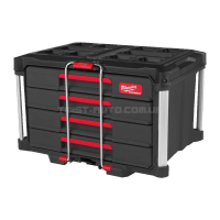 Ящик для інструментів з 4-ма висувними відсіками MILWAUKEE PACKOUT DRAWER BOX 4932493189 Ящик для інструментів з 4-ма висувними відсіками MILWAUKEE PACKOUT DRAWER BOX 4932493189