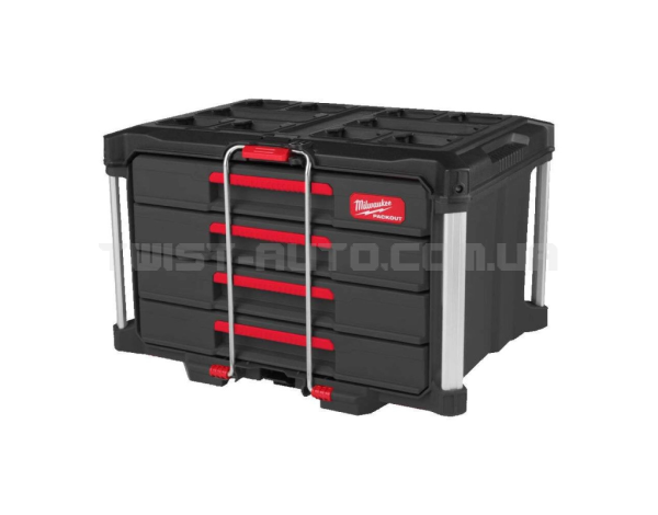 Ящик для инструмента с 4-мя выдвижными отсеками MILWAUKEE PACKOUT DRAWER BOX 4932493189