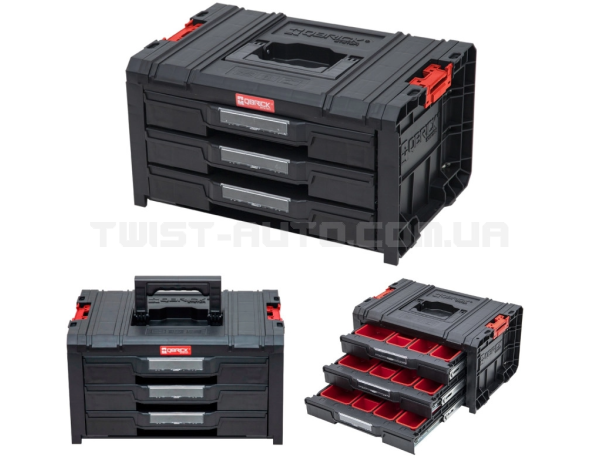 Ящик для инструментов Размер : 450 x 320 x 240 QBRICK SYSTEM PRO DRAWER 3 TOOLBOX EXPERT SKRQPROD3E2CZAPG003