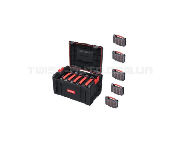 Ящик для инструментов QBRICK SYSTEM PRO TOOLBOX + 5 штук органайзеров PRO ORGANIZER MULTI Z257776PG003