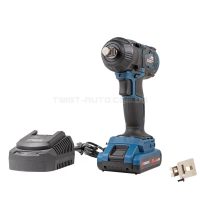 Гайковерт ударний акумуляторний 1/2" (18V, 2.0AH, LI-ION, 0-2200 об/хв, 420 Нм), в кейсі Forsage F-02169 Гайковерт ударний акумуляторний 1/2" (18V, 2.0AH, LI-ION, 0-2200 об/хв, 420 Нм), в кейсі Forsage F-02169