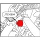 Пристрій для перевірки натягу ланцюга на двигуні BMW N20 6894 JTC