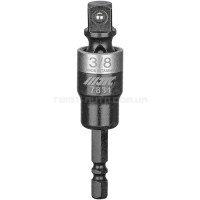 Перехідник карданний під шуруповерт 1/4" х 3/8" 7831 JTC