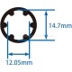 Головка RIBE 1/2" M11S 4249 JTC