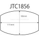 Головка ступична 111 мм овал BPW 12T 1856 JTC