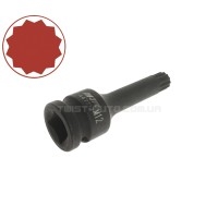 Головка ударная SPLINE 1/2" M12 L=78 мм  447712 JTC