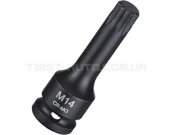 Головка ударна SPLINE 1/2" M12 L=78 мм 447712 JTC