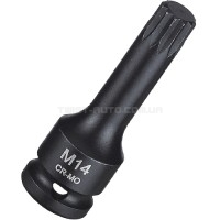 Головка ударна SPLINE 1/2" M16 L=78 мм 447716 JTC Головка ударна SPLINE 1/2" M16 L=78 мм 447716 JTC