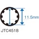 Головка для тормозного суппорта VAG 9 мм, 10 шлицов 4518 JTC
