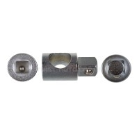 Перехідник 3/8"(F)-1/2"(M) з отвором 5132 JTC Перехідник 3/8"(F)-1/2"(M) з отвором 5132 JTC