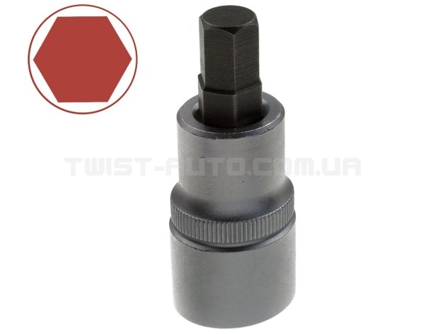 Головка HEX H17 L=55мм 1/2" 45617 JTC