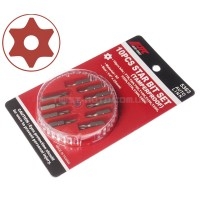 Набір біт 1/4" TORX T7H-T40H з отвором 10од. 5363 JTC