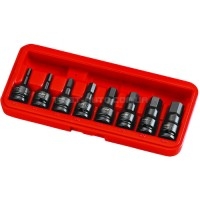 Набор головок ударных HEX H5-H19 1/2" 8 ед.  J408H JTC