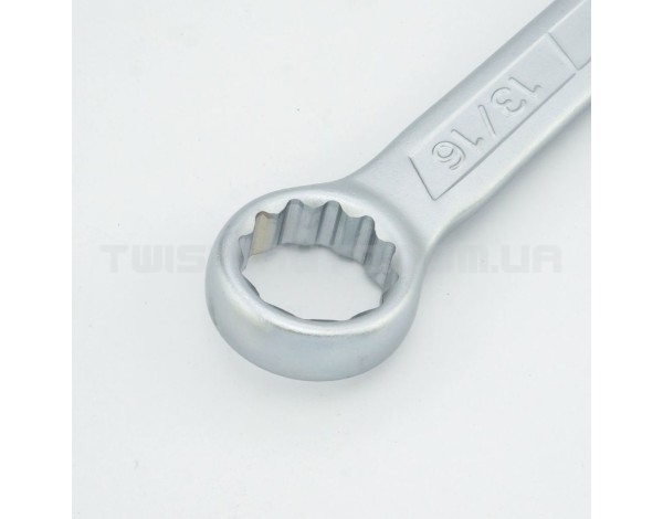 Ключ ріжково-накидний дюймовий 13/16", L=256 мм FORCE 75513.16