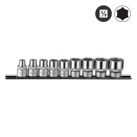 Набір головок 3/8" дюмові 6-гр. 9 пр. (1/4"-3/4") FORCE 3098 Набір головок 3/8" дюмові 6-гр. 9 пр. (1/4"-3/4") FORCE 3098