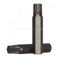 Біта Torx 10мм T60, L=75мм FORCE 1767560 Біта Torx 10мм T60, L=75мм FORCE 1767560