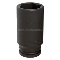 Головка 3/4" шестигранна ударна, глибока 57 мм, L=100 мм FORCE 46510057 Головка 3/4" шестигранна ударна, глибока 57 мм, L=100 мм FORCE 46510057