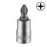 Головка-бита 1/4"  крестовая РН.3, L=32 мм FORCE 321323