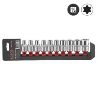Набір головок 1/2" Е-профіль (Torx) 10 пр. (E8-E24) FORCE 41019
