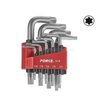 Набір ключів Torx Г-обр. 9 пр. (Т10-Т50) FORCE 5098 Набір ключів Torx Г-обр. 9 пр. (Т10-Т50) FORCE 5098