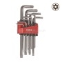 Набор ключей Torx Г-обр. с отверстием длинных 9 пр. (Т10H-Т50H) FORCE 5098LT Набор ключей Torx Г-обр. с отверстием длинных 9 пр. (Т10H-Т50H) FORCE 5098LT