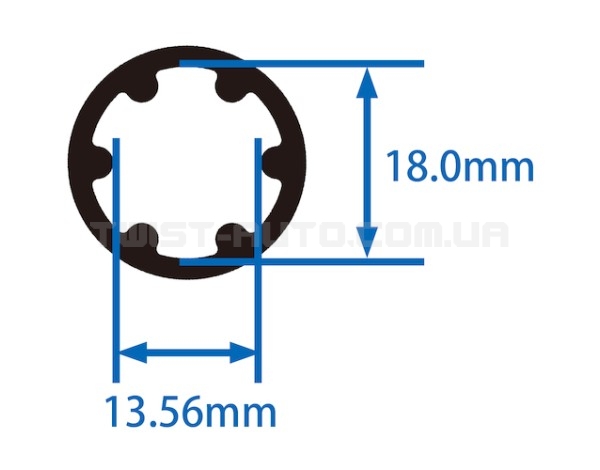 Головка RIBE 1/2" M12S 4702 JTC