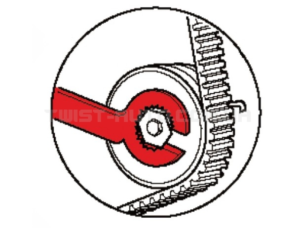 Ключ для регулювання ременя ГРМ 32мм 4686 JTC