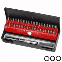 Набір біт 3/8" та 1/2" 6-гр., Torx, Spline 42 пр. (пластиковий кейс) FORCE 4421C Набір біт 3/8" та 1/2" 6-гр., Torx, Spline 42 пр. (пластиковий кейс) FORCE 4421C