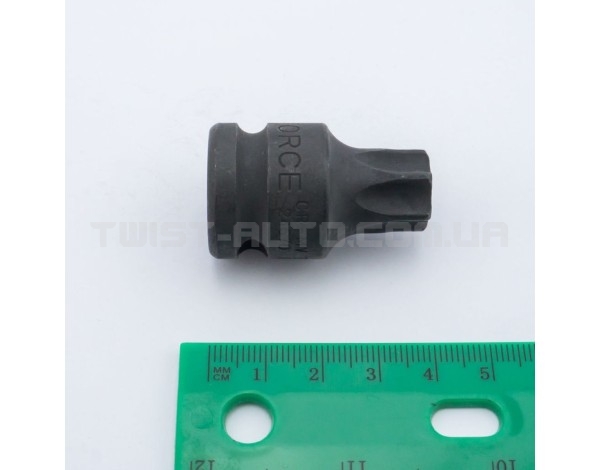 Головка-біта 1/2" Torx цільна, ударна T55, L=40 мм FORCE 24655