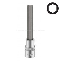 Головка-біта 1/2" шестигранна (HEX) 11 мм, L=100 мм для дизельних форсунок FORCE 34410011 Головка-біта 1/2" шестигранна (HEX) 11 мм, L=100 мм для дизельних форсунок FORCE 34410011